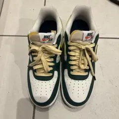 NIKE AIR FORCE 1 スニーカー ホワイト グリーン