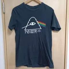 PØLER サイケデリック Tシャツ ブラック