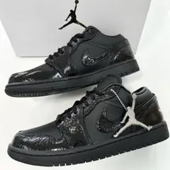 新品　ナイキ　エアジョーダン1 LOW SE レザー　エナメル　クロコ　26cm