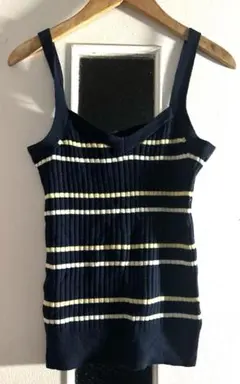 ＠*ル様 ≪新品≫UNRELISH 濃紺　ボーダー　キャミソールのサムネイル