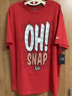 タグ付NEW ERA OH! SNAP Tシャツ レッド 2XLオーバーサイズのサムネイル