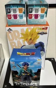 ⑥ 未開封　ドラゴンボールZ MSP トランクス 一番くじ　孫悟空　セット