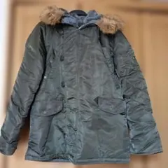 ALPHA N3B Parka フライトジャケット USAミリタリー ファー付き