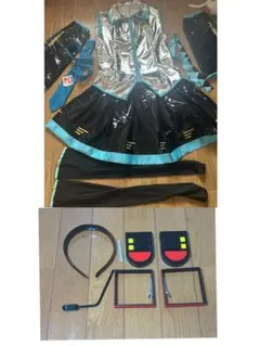 初音ミク衣装(mサイズ)と飾り　セットのサムネイル