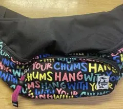 CHUMS ボディバッグ ブラック/マルチカラー