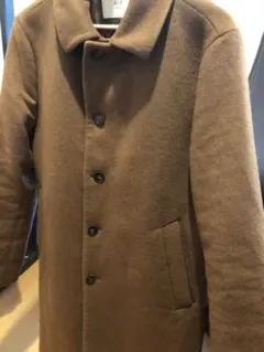 カシミアブレンドウールステンカラーコート