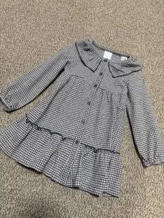 ZARA チェック柄ワンピース　98cm
