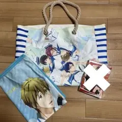 Free! トートバッグ ブランケット ローソンくじラストワン プライズ