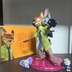 ズートピア　一番くじ　A賞　ニック&ジュディ　フィギュア