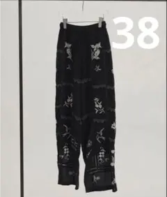 TODAYFUL/Embroidery Patchwork Trousers