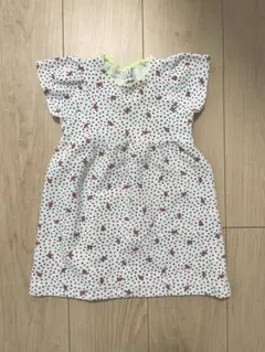ZARA イチゴ柄 半袖ワンピース 92cm おまけ付き