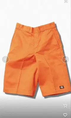 Dickies/ディッキーズ　ハーフパンツ カラーパンツ　オレンジ