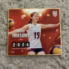バレーボール女子日本代表2026 トレーディングmini色紙 岩澤実育