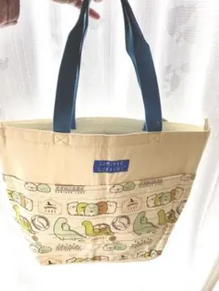 【保冷バッグ】すみっコぐらし　WポケットバッグL　とかげ【お買物バッグ】