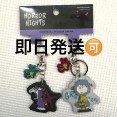 USJ スヌーピー　チャーリーブラウン　ペアキーチェーン　破損あり