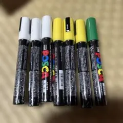 POSCA マーカー 7本セット