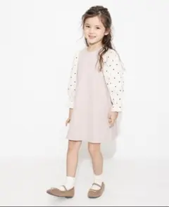 ブランシェス 120サイズ　ワンピース　くすみカラー