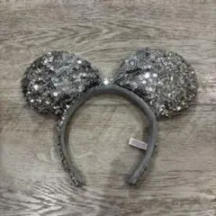 ディズニー　ミニー スパンコール　ヘアゴム　カチューシャ　ファンキャップ