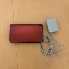 NEW Nintendo 3DS LLレッド メタリックレッド本体と充電器