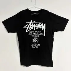 Stussy World Tour Tシャツ　M ステューシーワールドツアー　黒のサムネイル