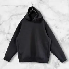 【UNIQLO】メンズプルオーバーパーカー スウェット ゆったり ブラック L