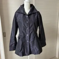 ショートジャケット ウエスト絞り　濃紫