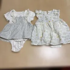 フリル付きロンパース・ドレスセット
