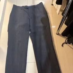 グレー チェック柄 スラックス