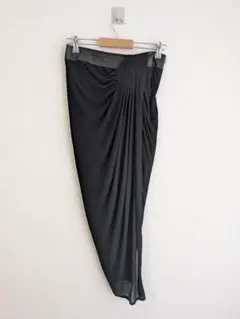 【美品】HELMUT LANG Mサイズ　タイト　変形スカート　ブラックのサムネイル