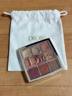 ディオール　バックステージ　アイパレット　007 コーラル　巾着付き