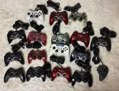 ジャンク品 SONY プレステ2 PS2用コントローラーなど17個セット