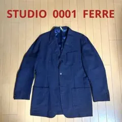 90's STUDIO 0001 FERRE テーラードジャケット　ウール&麻のサムネイル