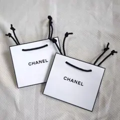 CHANEL シャネル　ショップ袋　紙袋　ミニ　小　2枚セット