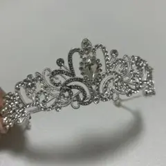 シルバー装飾ティアラ
