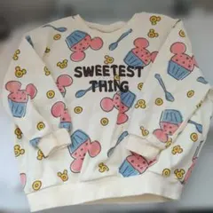 Disney×リトシー スイーツ柄 トレーナー 110