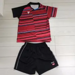 卓球用ストライプデザインウェアセット