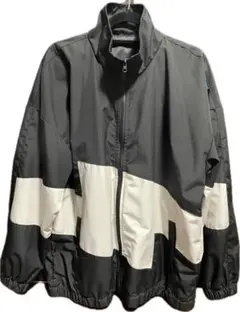ブラック/ホワイト ジャンパー XL 美品✨汚れ無し