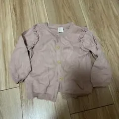 フリルカーディガン　74センチ　9M