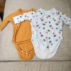 ユニクロ ボディスーツ 60サイズ 2点