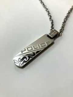 【美品】POLICE ネックレス ステンレス プレートのサムネイル