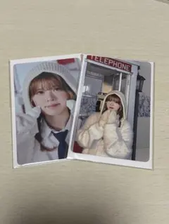 NiziU リク ポップアップ ハピドロ フォトカード トレカ 2点セット