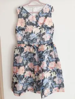 【タイムセール】tocco/花柄ワンピース