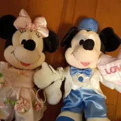 ミッキーミニー　ウエディング　ぬいぐるみ