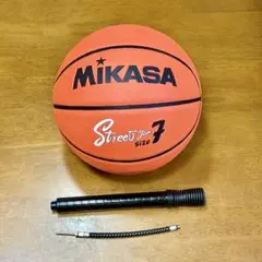 ミカサ　MIKASA ゴム　バスケットボール 7号球 空気入れ付き