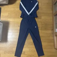 ネイビー ジャージ上下セット