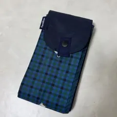 familiar ファミリア エコバッグ シュパット M サイズ 青チェック