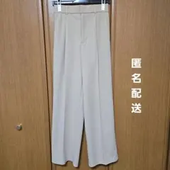 パンツ オフィス ベージュ