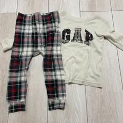 babyGAP 長袖パジャマ 80〜90サイズ 上下セット オーガニックコットン
