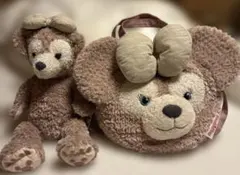 2点 シェリーメイ ダッフィー ハンドバッグ ショルダー ぬいぐるみ ディズニー