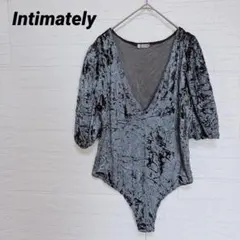 ☆希少☆Intimately ベロア調 パフスリーブ ボディスーツ
